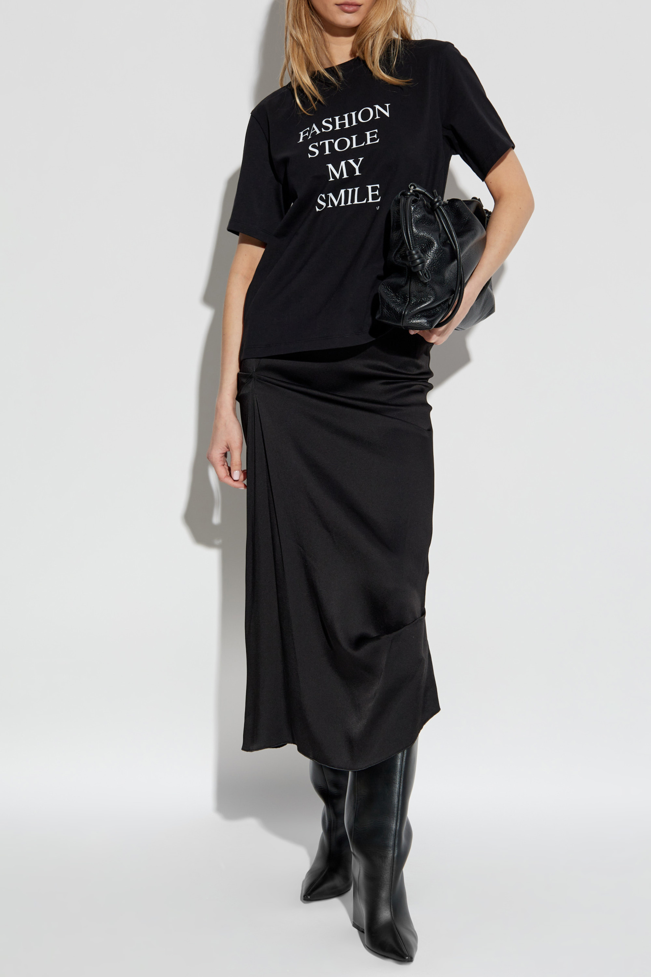 スカート VICTORIA BECKHAM Women Skirts 1225WSK006377APL Black Floor-Length Box Pleat Skirt In Black – Victoria Beckham Inc